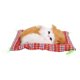thumbnail image 3 of Simulación de animales, muñecos de peluche, juguete de gato durmiente de felpa con sonido, regalo para niños (amarillo + blanco), 3 of 8