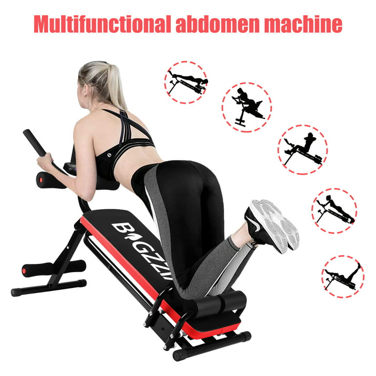 Multi-Workout Ab Machine Foldable Abdominal Cruncher Sit Up Bench