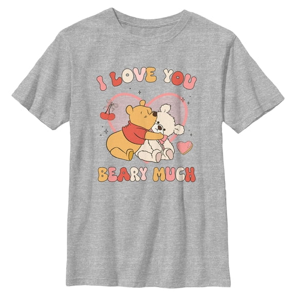 Boys Winnie the Pooh I Love You Beary Much Teddy T Shirt