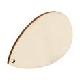 thumbnail image 3 of ZOENHOU 300 PCS Unfinished Wooden Teardrop Shape, Wood Raindrops with Hold, Wood Earring Pendants Bulk for Diy Craft, 3 of 6