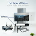 thumbnail image 4 of VIVO Sit-Stand Height Adjustable Pneumatic Arm Wall Mount for 1 Screen up to 32", 4 of 8