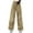 Khaki, variant on Zuesphe Womens Pants Dressy Casual Petite Short Ladies Capri Pants Sale Palazzo Pants for Women Casual Plus Size Cargo Pants Women Stretchy Cotton
