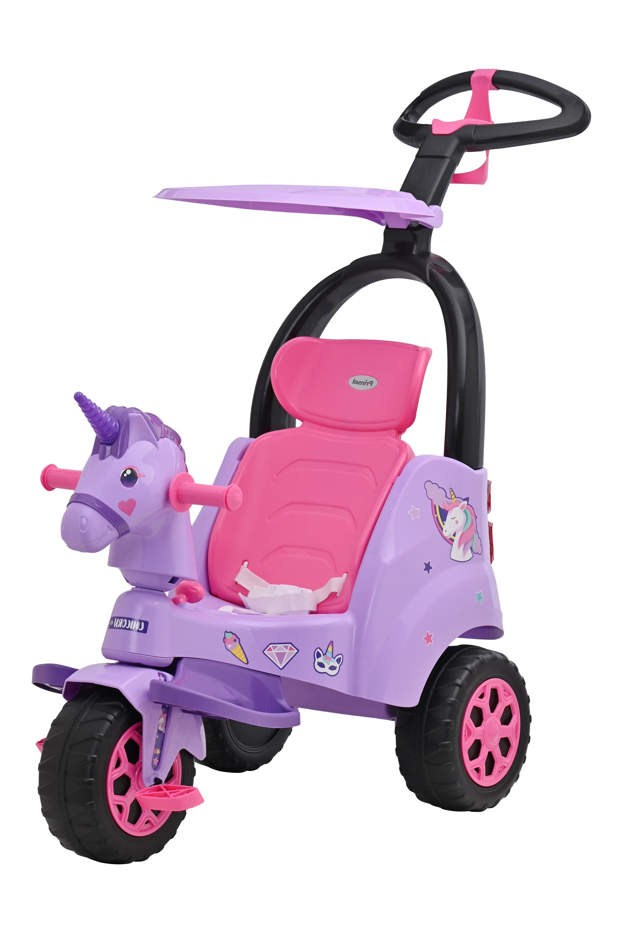 Triciclo Prinsel Trax Unicornio Blanco Walmart en línea