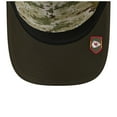 thumbnail image 5 of Youth New Era  Green/Dark Green Kansas City Chiefs 2025 Salute to Service 9FORTY A-Frame Adjustable Hat, 5 of 5