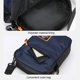 thumbnail image 4 of Mochila: para hombres y mujeres, bandolera/cruz/cartera, gran capacidad para viajar, ciclismo al aire libre, viajes, azul oscuro, 4 of 6