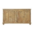 thumbnail image 3 of Bayside Jensen 4-Door Solid Wood Sideboard in Distressed Natural Finish, 3 of 8