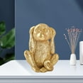 thumbnail image 4 of Estatuas de animales Zulema Decoraciones para el hogar Chino Fengshui Oro Hecho a mano, 4 of 7