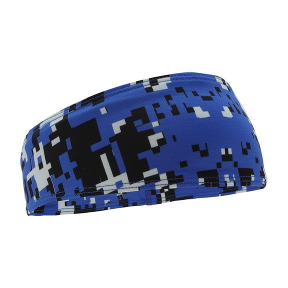 Unique Bargains 1 Pc Breathable Headband Triangle Sweat Headband for Sport Dark Blue