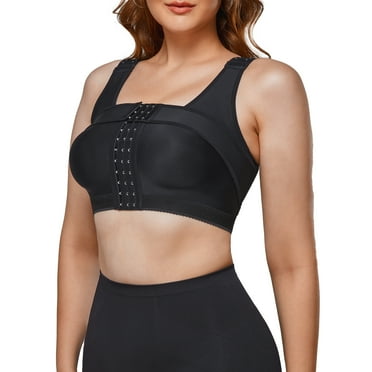 Feiona-Women’s Front Closure Bra Post-Surgery Posture Corrector Shaper Tops with Breast Support