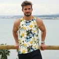 thumbnail image 6 of Pofeuu Bees Collecting Nectar Print Men's Workout Tank Tops Sleeveless Muscle Gym Shirt Quick Dry-XX-Large, 6 of 7