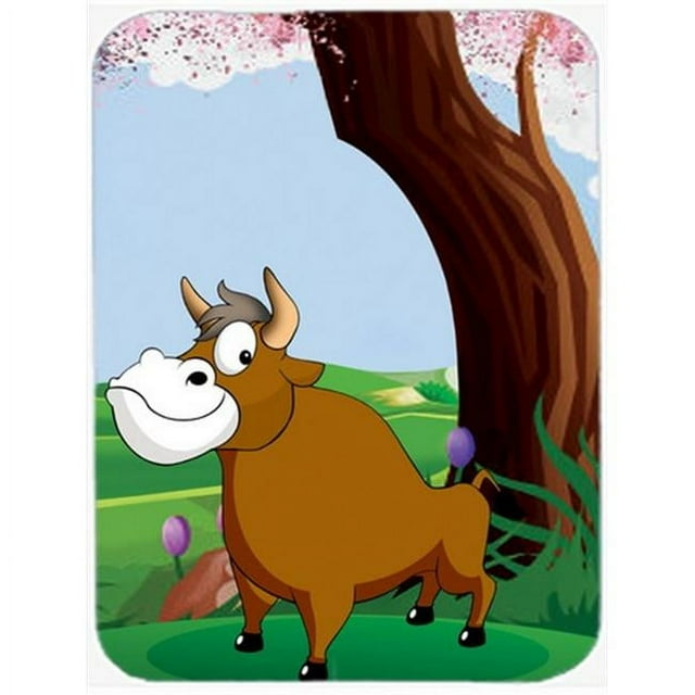 Carolines Treasures APH7628LCB Planche à Découper en Verre Bull Under the Tree, Grande