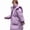 Purple, variant on DJDLJWCJ Girls Parka Coat Winter Windproof Thicken Warm Quilted Down Jacket Girls Puffer Jacket Black Size 7