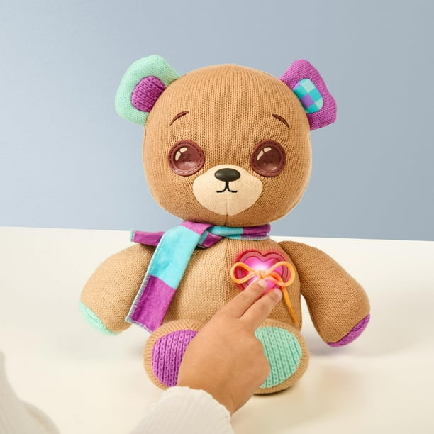 Oso de peluche interactivo Thready Bear de 14 pulgadas con más de