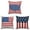 Set of 3, variant on Independence Day Pillow Case American Flag Pattern Patriotic Throw Pillow Cover Soft Linen Cushion Case for Sofa Couch and Bedroom Decor 250th Anniversary