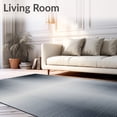 thumbnail image 2 of ODIKA 5'x7' Machine Washable Non-Slip Area Rug, Shadow Grey Chic Room High Traffic Rug, Gray, 104689, 2 of 7