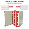 thumbnail image 4 of Double Sided Fishing Storage Case Bait Box Lures Organizer Fishing Tackle Container, 4 of 8