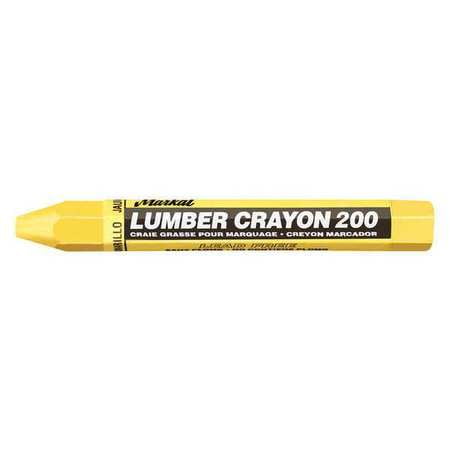 Lumber Crayon Holder - MARKAL Lumber Crayon,Yellow,PK12 80351