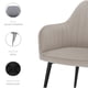 thumbnail image 4 of Set de 2 sillas velvet modernas para comedor marca Gravita, 4 of 7