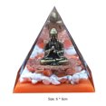 thumbnail image 3 of Artesanías De Cristal Artesanías De Cristal Pirámide De Cristal Natural, Energía Curativa, Meditación, Hogar, Oficina, Decoración (F), 3 of 3