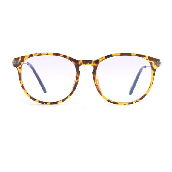 Round Blue Light Blocking Glasses (Yellow)