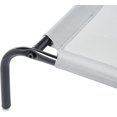 thumbnail image 4 of Cama elevada transpirable para perros con marco de metal para perros grandes, 130 x 79 x 20 cm, gris, 4 of 8