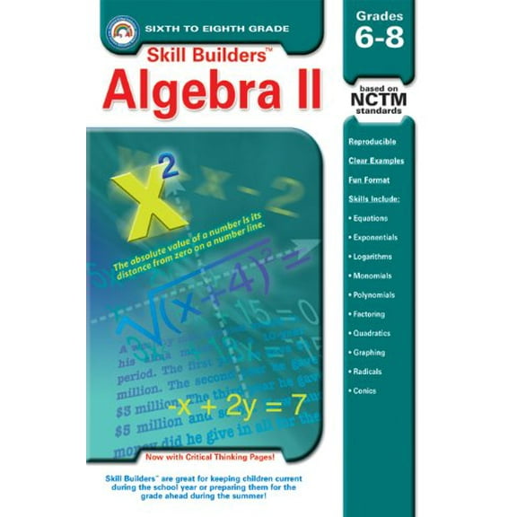 Pre-Owned Algebra II, Grades 6 - 8 (Skill Buildersâ„¢)