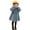Blue, variant on Generic Children'S Warm Woolen Overcoat Toddler Kids Baby Girls Boys Solid Coat Elegant Notched Collar Double Jacket Wool Coat Trench Coat Outerwear Winter Coats For Kids With Hooded