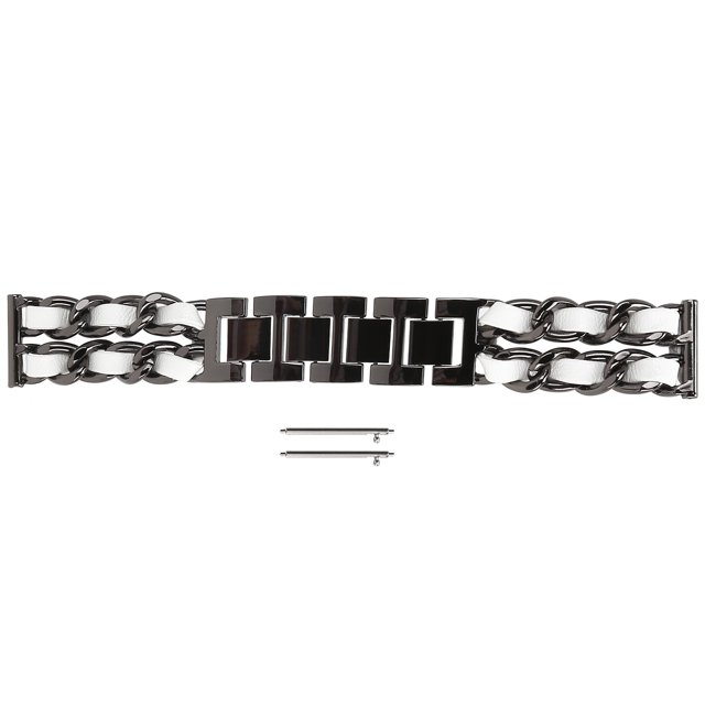 Double Chain Watch Strapfor Huawei Watch,Watch Strap Metal Double Metal Watch Strap Replacement Bandfor Huawei Watch High Capacity
