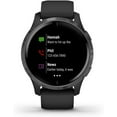 thumbnail image 2 of Refurbished (Good) Garmin Venu Smartwatch GPS + Cellular - Granite Black with Slate Hardware, 2 of 4