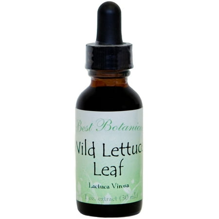 Best Botanicals Wild Lettuce Leaf Extract 1 oz. (Best Way To Take Wild Lettuce)