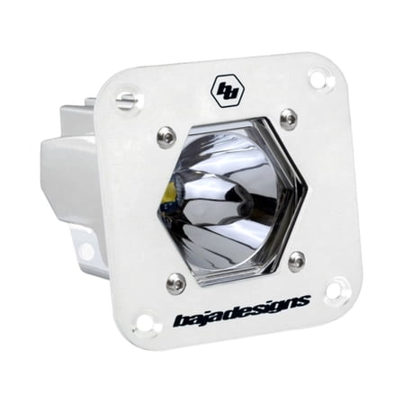 Baja Designs S1 Flush Mount Spot LED White - 381001WT