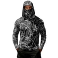 thumbnail image 2 of Sun Protection Shirts for Men Performance Fishing Hoodie Shirt with Thumbholes - UPF 50 Sun Protection Camo Long Sleeve Shirts Quick-Dry, 2 of 6