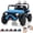 Blue, variant on 24V 2-Seater Ride On UTV for Kids – 4WD Electric Car Toy with 4 x 45W Motors, Remote & Manual Drive, Spring Suspension, 3 Speeds up to 5 MPH, LED, Dual Storage, MP3 – Ages 3-8, Blue