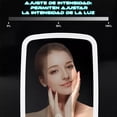 thumbnail image 3 of Espejo de maquillaje Store Line LED plegable y portátil tres colores, 3 of 8