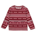 thumbnail image 2 of Infant & Newborn Outerstuff  Crimson Indiana Hoosiers Ugly Sweater Pajama Set, 2 of 5