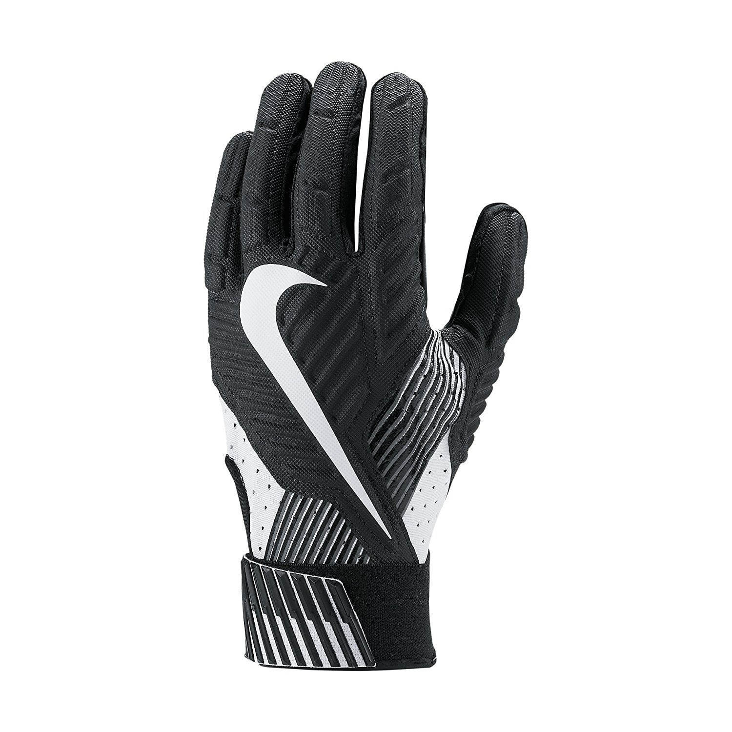 Nike Mens D-Tack 5 Padded Football Gloves Black/White GF0385 010 Size ...