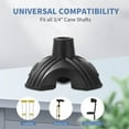thumbnail image 5 of Qucyy Cane Tips, 3/4 Inch Quad Cane Tip Self Standing Rubber Tips for Walking Canes, Walking Sticks, Folding Canes, 5 of 5