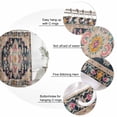 thumbnail image 6 of Vintage Boho Waterproof Fabric Shower Curtain,Middle Century Western Geometric Abstract Art Waterproof Fabric Shower Curtain for Bathroom Curtains Bathtubs Shower Curtains with 12 Hooks Stall 54x78in, 6 of 8