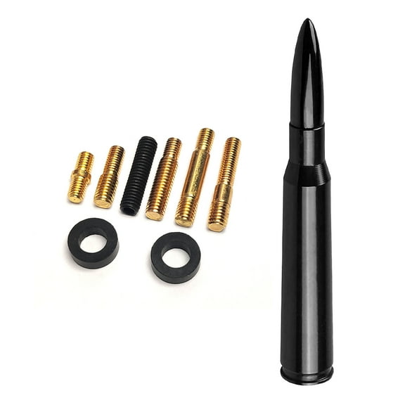 AUXITO 50 Cal Black Antenna with 6 Screws for ford F150 F250 F350 Super Duty Raptor