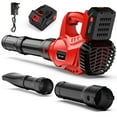thumbnail image 5 of Tanbaby 21V Cordless Leaf Blower, 320CFM Electric Leaf Blowers, 3 Speed Mode, 330W 180MPH with 4000mAh Battery, Lightweight Powered Blowers for Leaf/Snow/Dust Blowing, 5 of 8