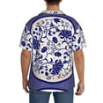 thumbnail image 5 of Disketp Men's Hawaiian Print Shirts Button Down Holiday Beach Shirts-4X-Large, 5 of 7