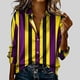 thumbnail image 1 of TaTaai Womens Festival Print Polyester Shirt Long Sleeve Round Neck Casual Lightweight Blouse Holiday Wear Fits Small Gift, 1 of 5