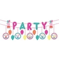 thumbnail image 1 of Banner de fiesta Amscan Peppa Pig, confeti, 12 pies, paquete de 2 unidades para niños, 1 of 1