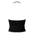 thumbnail image 3 of Mujeres Negro Tank Top Tops de verano para mujer, camisas sexis con cuello y tirantes finos, blusa informal con tirantes para el hombro, camisetas sin mangas ajustadas (Black, XL), 3 of 7