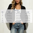 thumbnail image 7 of Women's Long Sleeve Knit Cardigan Dressy Casual Open Front Loose Sweaters Plus Size Fall Fashion Long Outerwear Size S-3XL, 7 of 7