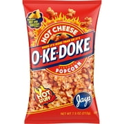 O-Ke-Doke Popcorn, Hot Stuff Cheese Popcorn, 7.5 oz Bag