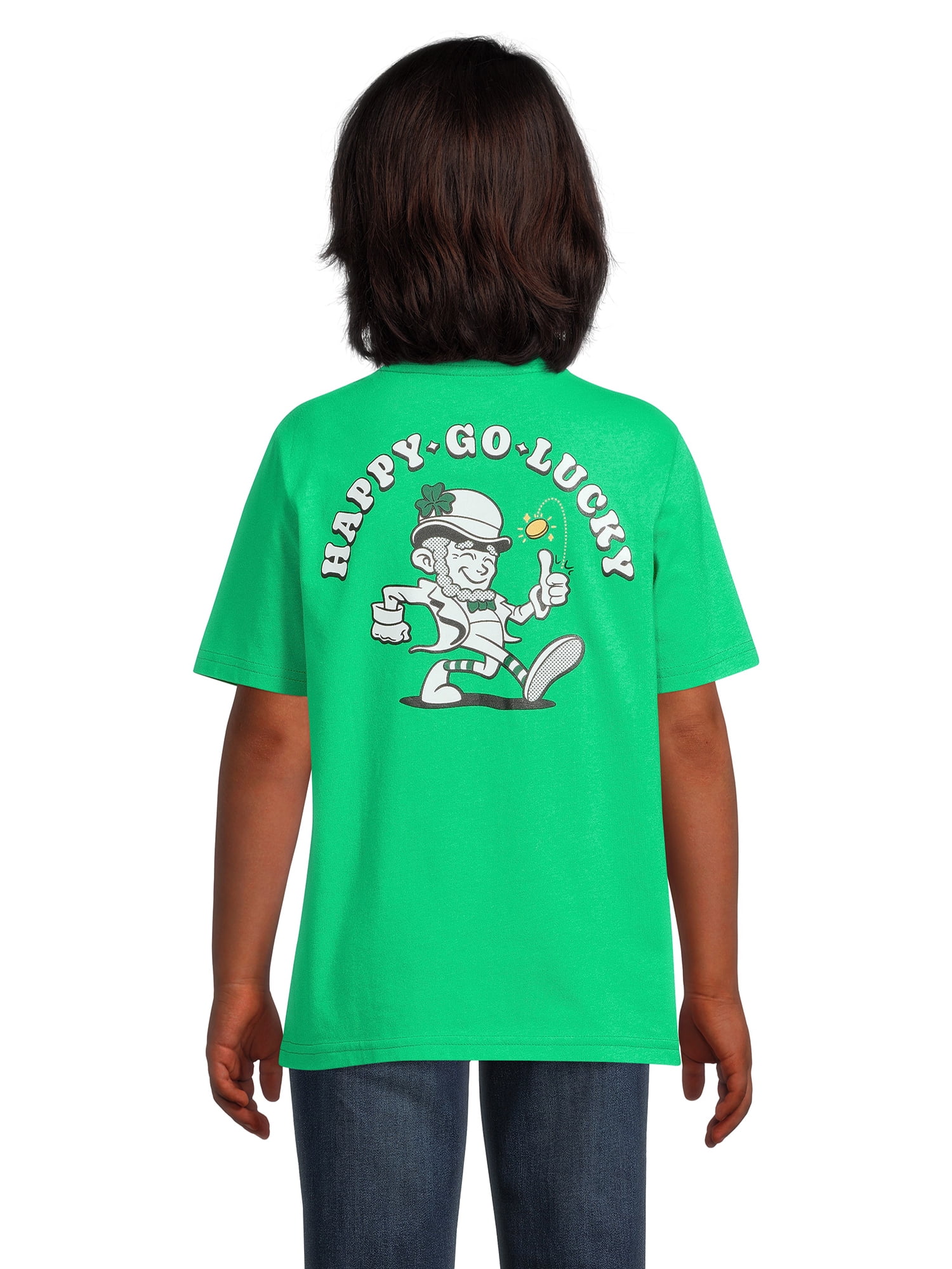 Saint Patrick’s Day Boys Go Lucky T-Shirt, Sizes 4-18 & Husky