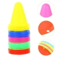 thumbnail image 3 of LEEYNEER 30pcs Colorful Roller Skating Cones Football Cones Sports Training Agility Cones, 3 of 6