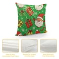 thumbnail image 4 of PHYHOO Christmas Throw Pillow Covers Green Snowman Christmas Decoration Pillowcase Square Cushion Cover for Home and Car White, 4 of 5