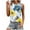 Yellow, variant on Ruimatai Women's Casual T-Shirt Vintage Humor Print Round Neck Short Sleeve Breathable Stretch Summer Top